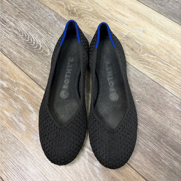 Rothy's The Flat - Black Solid - Picture 3 of 11